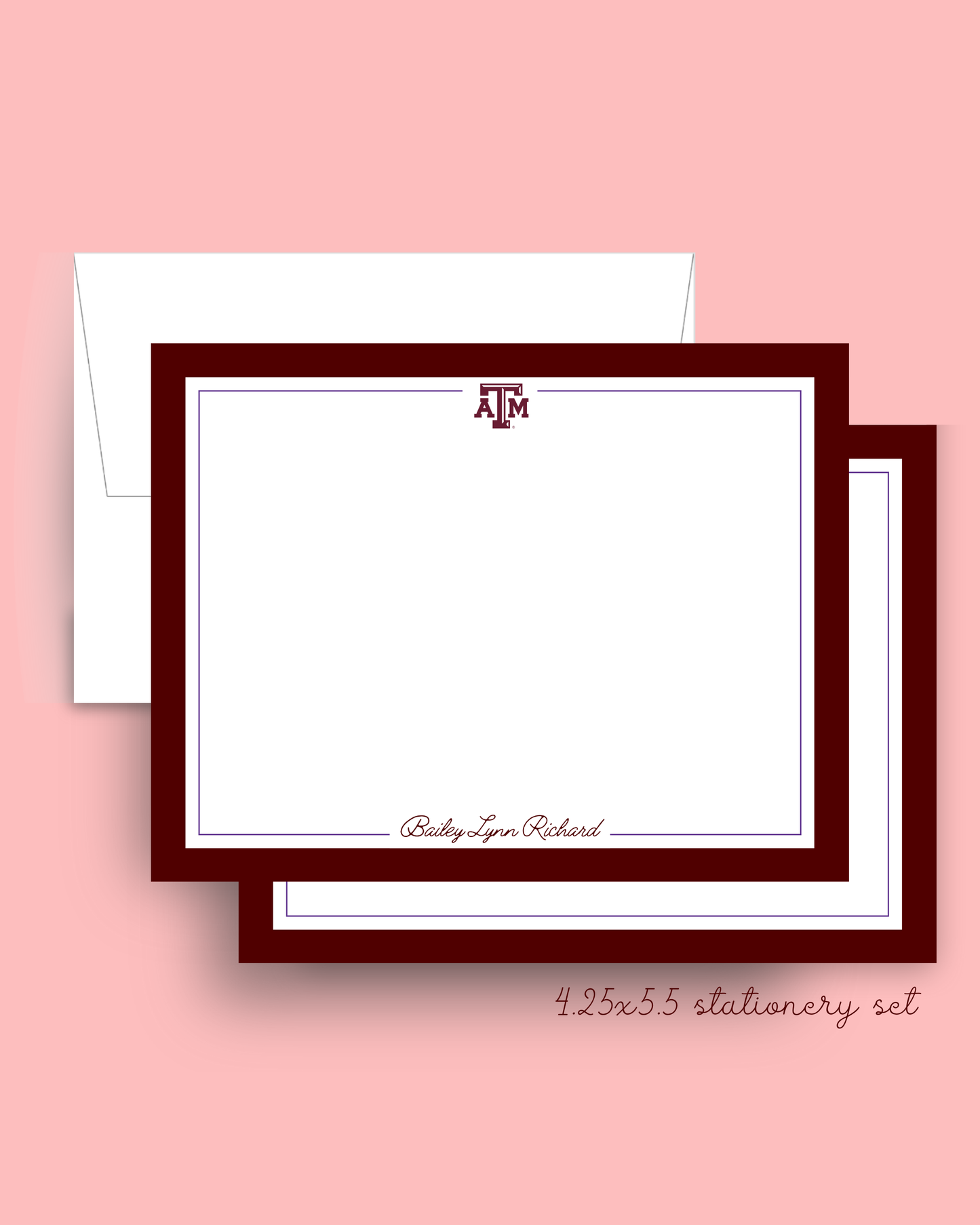 Texas A&M Stationery Set