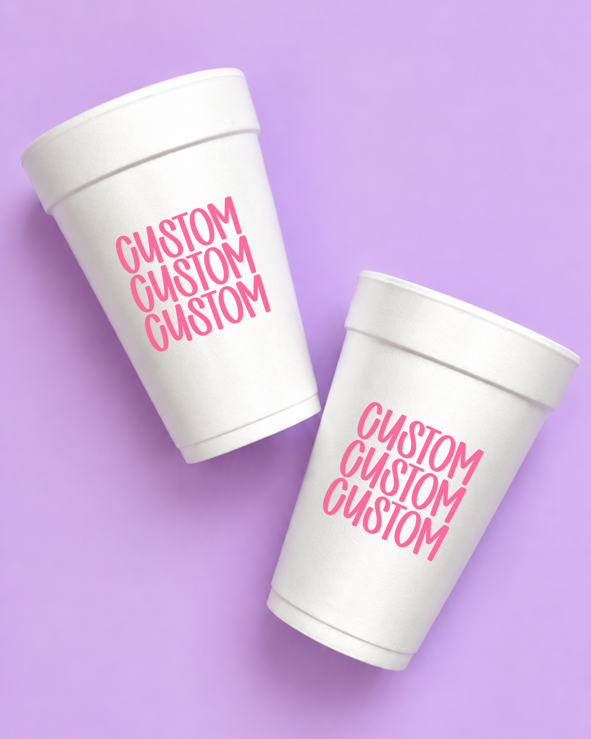 Custom 16oz Styrofoam Cups