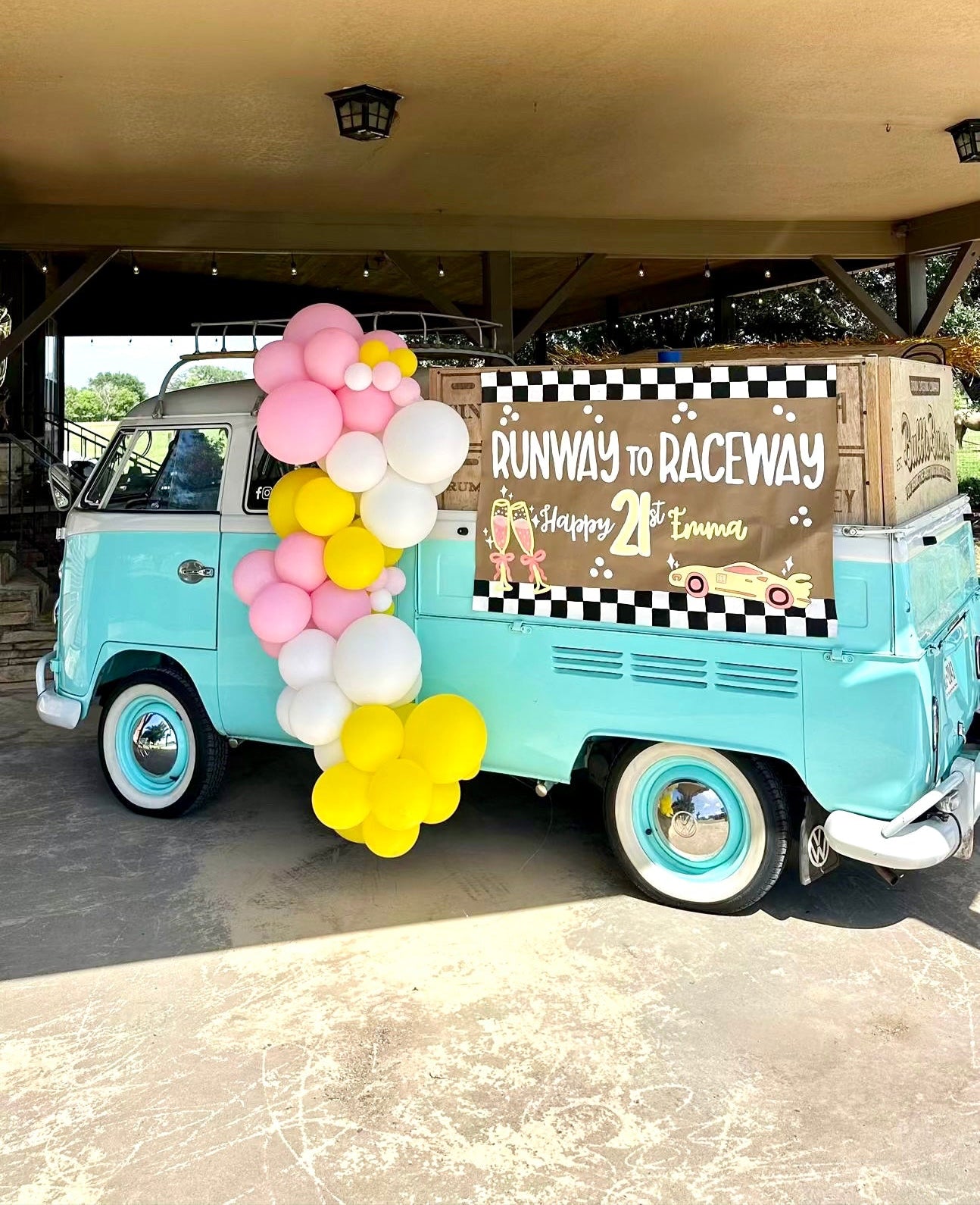 MARCH PICK UP- Large Custom Banner