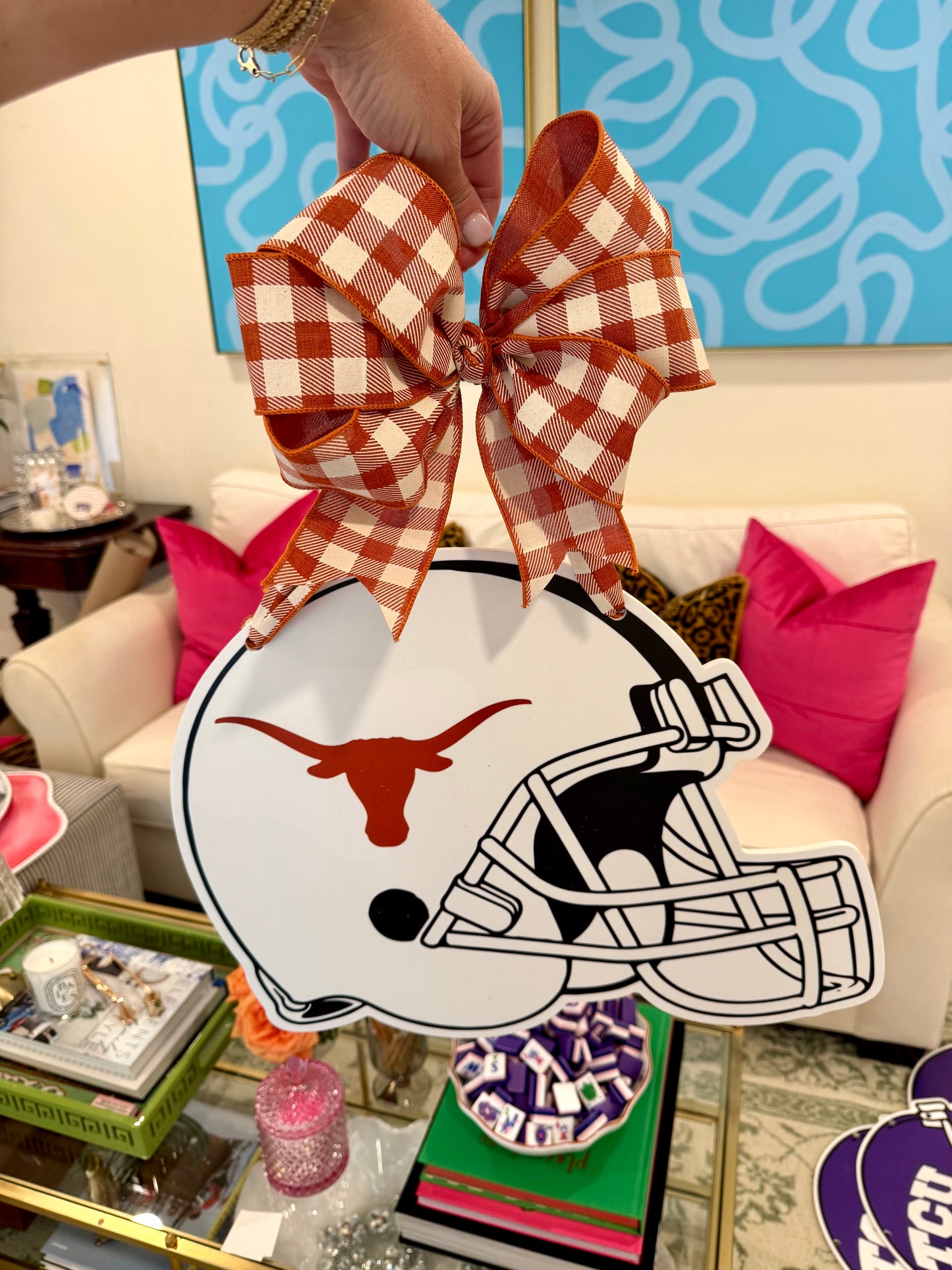 University of Texas Football Door Hanger