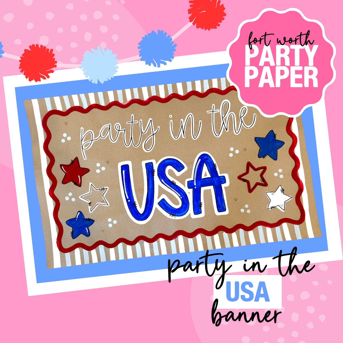 Party in the USA Premade Banner