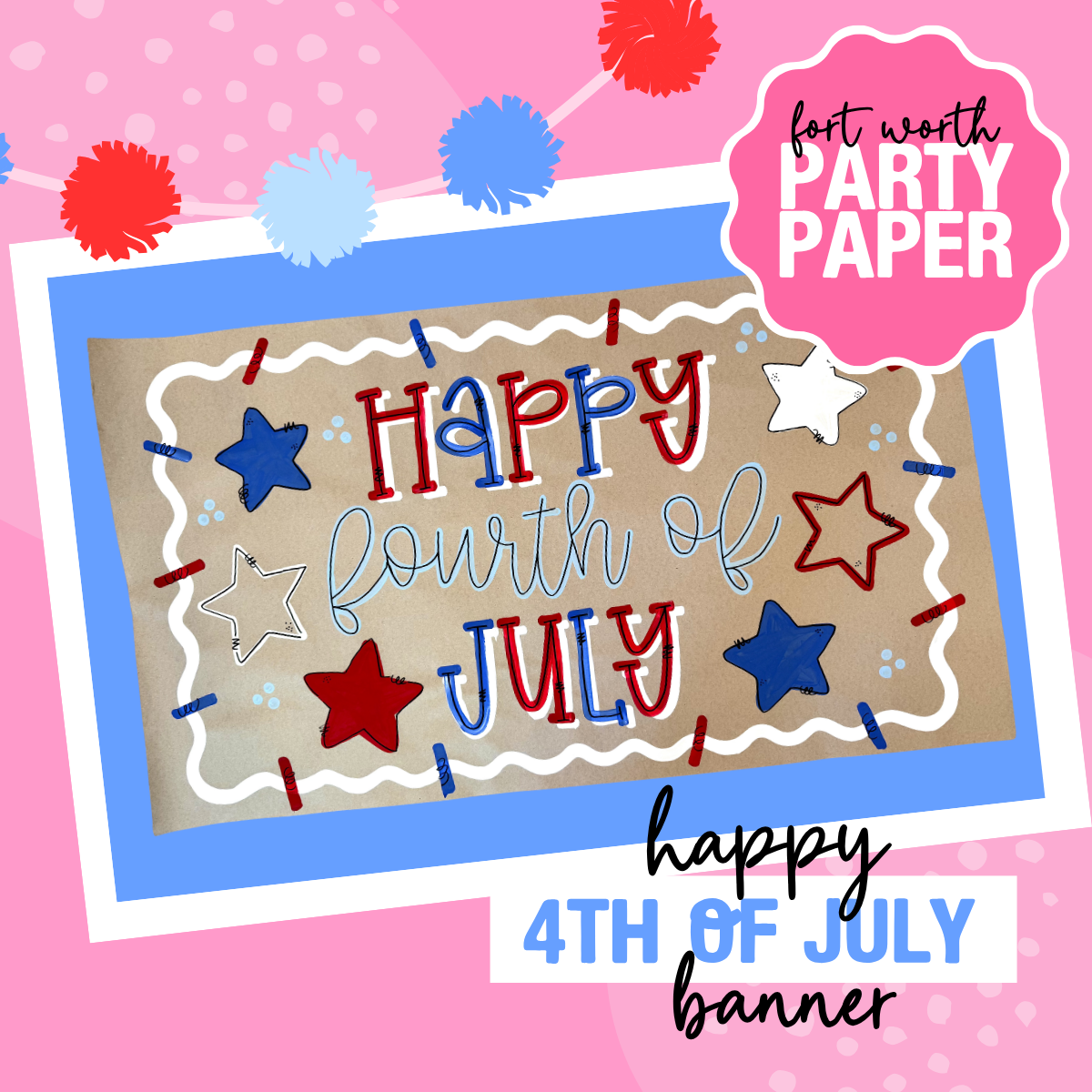 Party in the USA Premade Banner