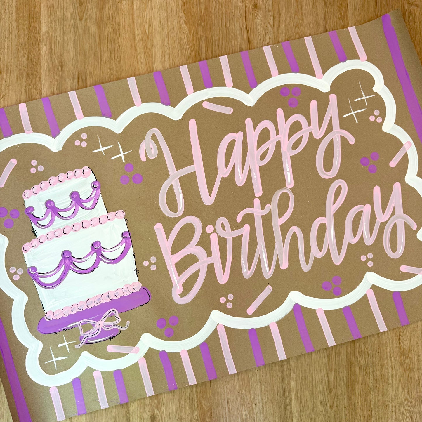 Pre-Made Happy Birthday Banner