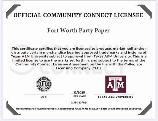 Texas A&M Door Hanger