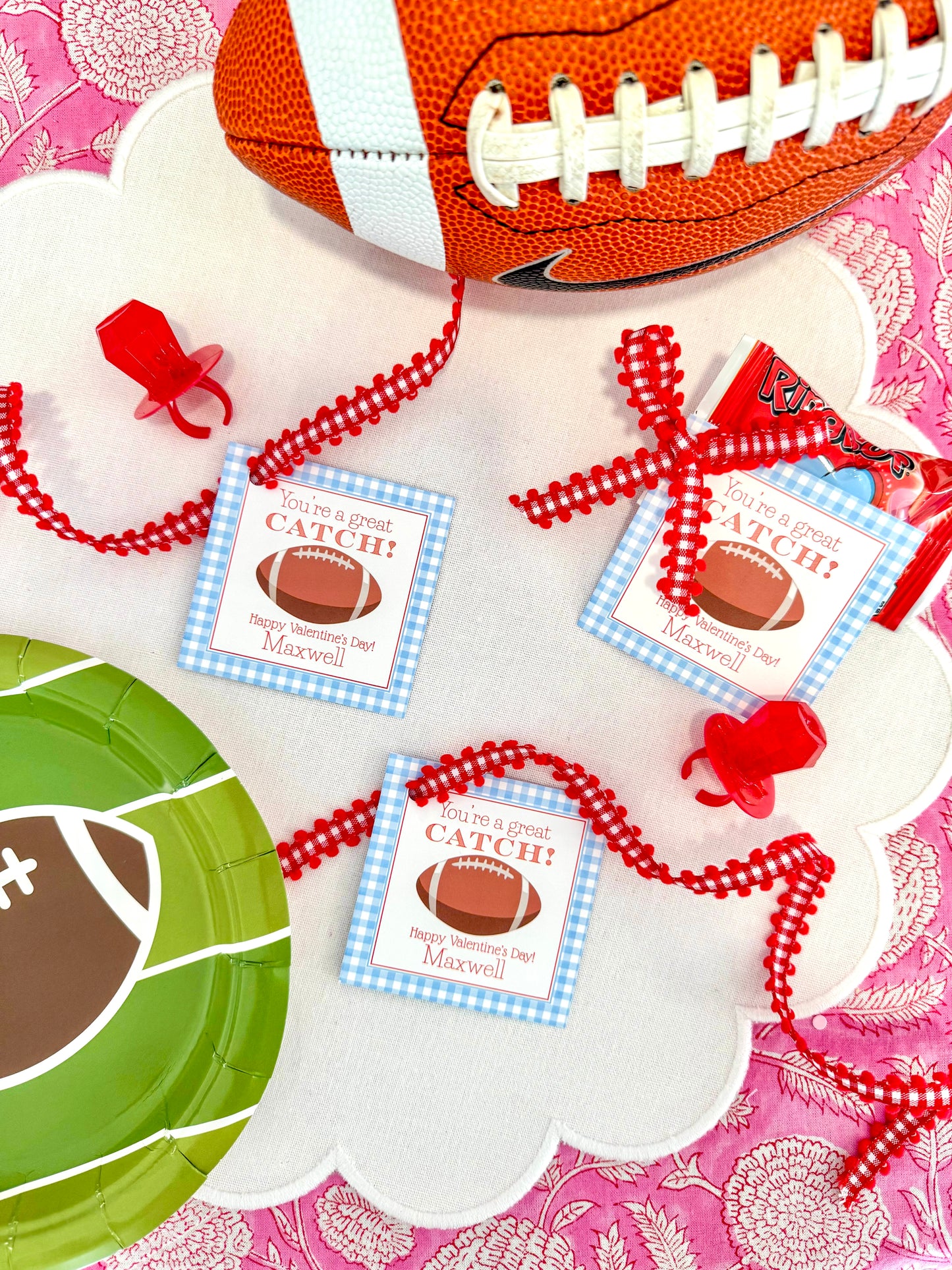 *PRINTABLE* Football Valentine