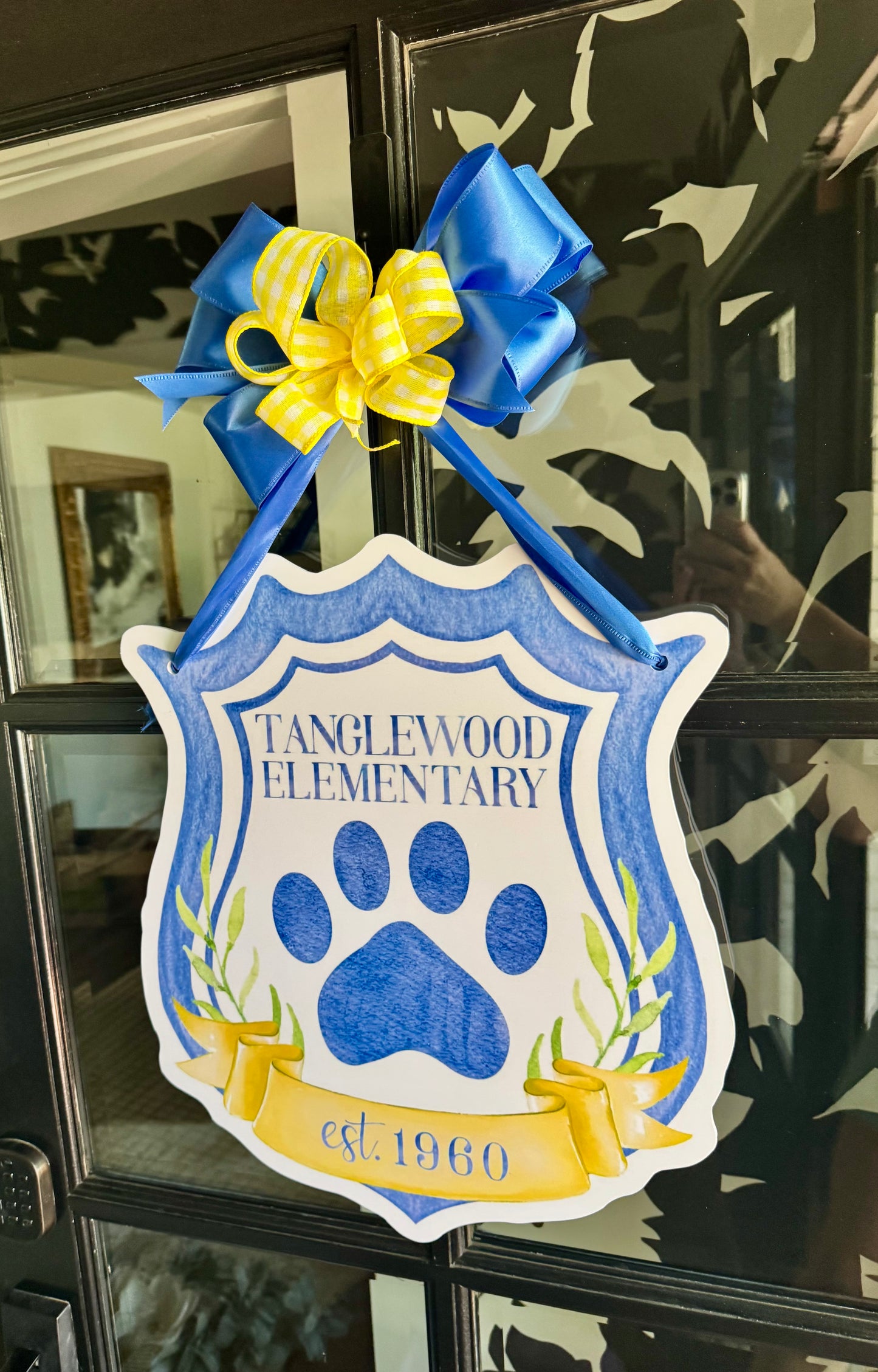 Tanglewood Elementary Tiger Pride Door Hanger
