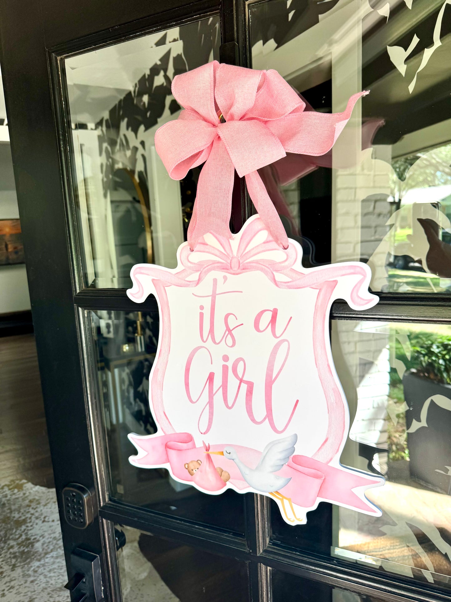 It's a Girl Signature Crest Hanger