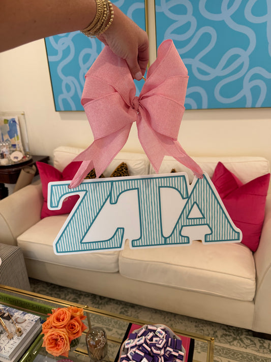 Zeta Tau Alpha Door Hanger