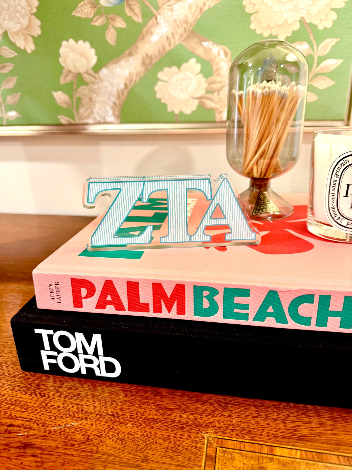 Zeta Tau Alpha Acrylic Brick
