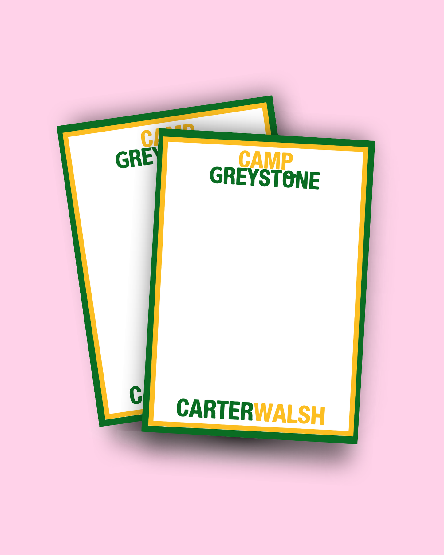 Camp Greystone Notepad