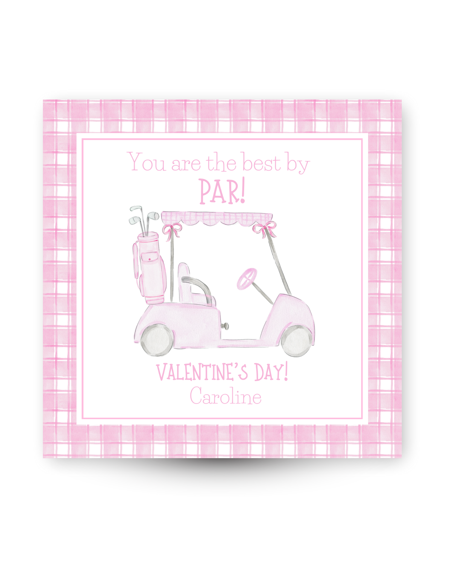 Best by PAR! Baby Pink Gift Tag