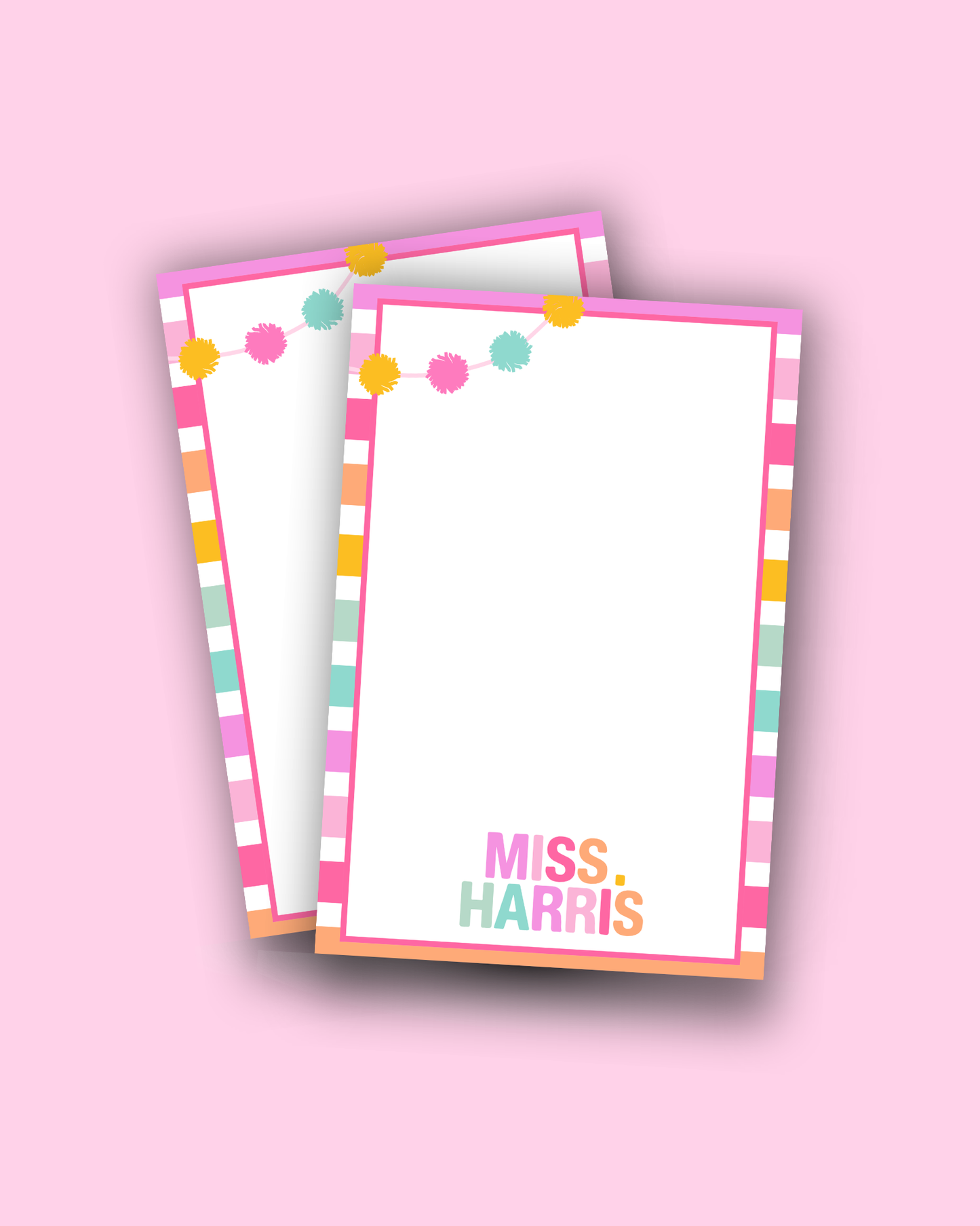 Party Stripes Notepad