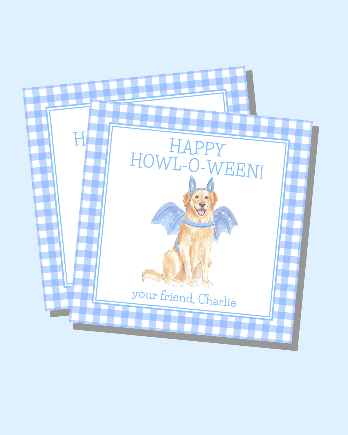 Happy HOWL-O-WEEN Good Boy Gift Tags
