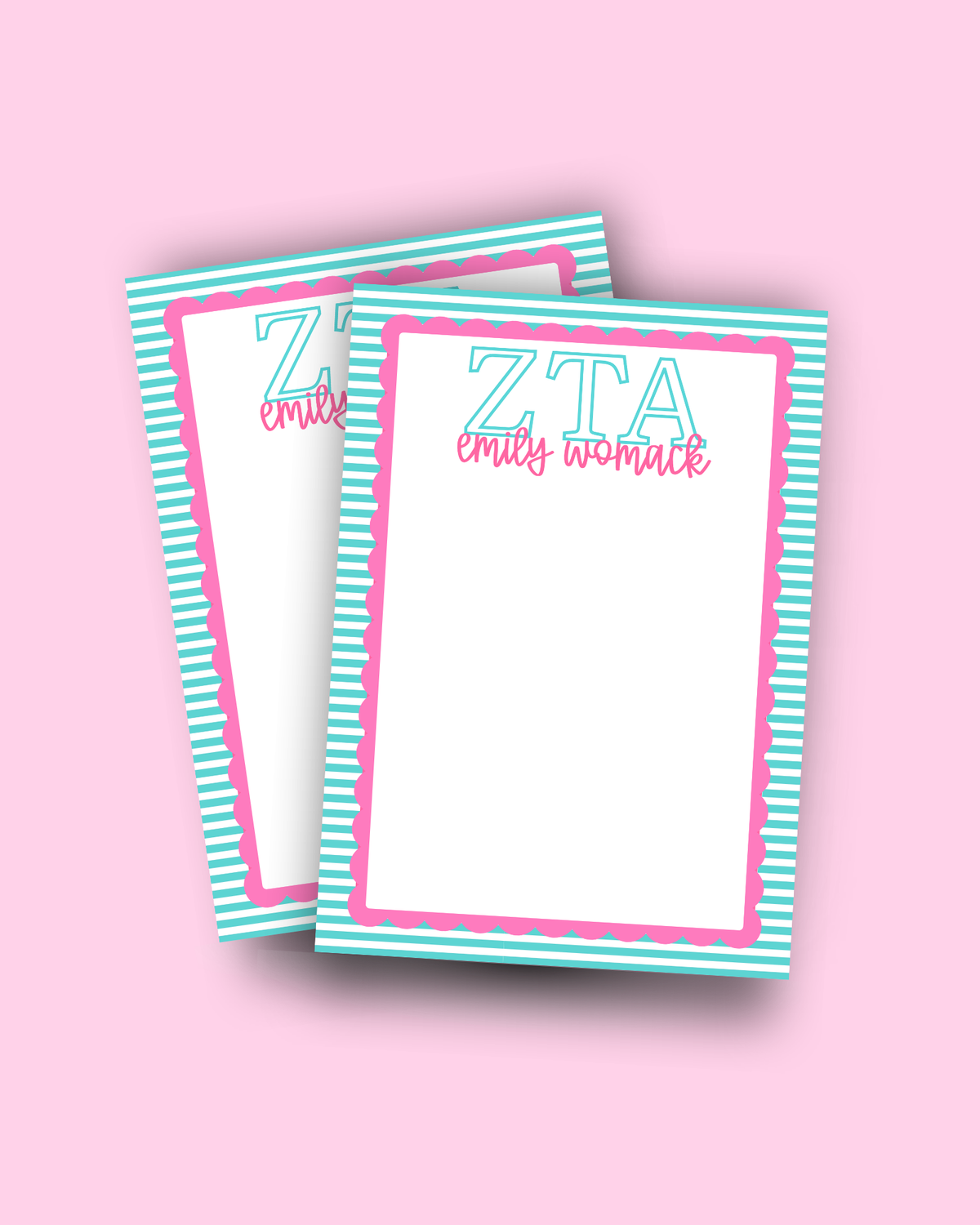 Zeta Tau Alpha Personalized Notepad