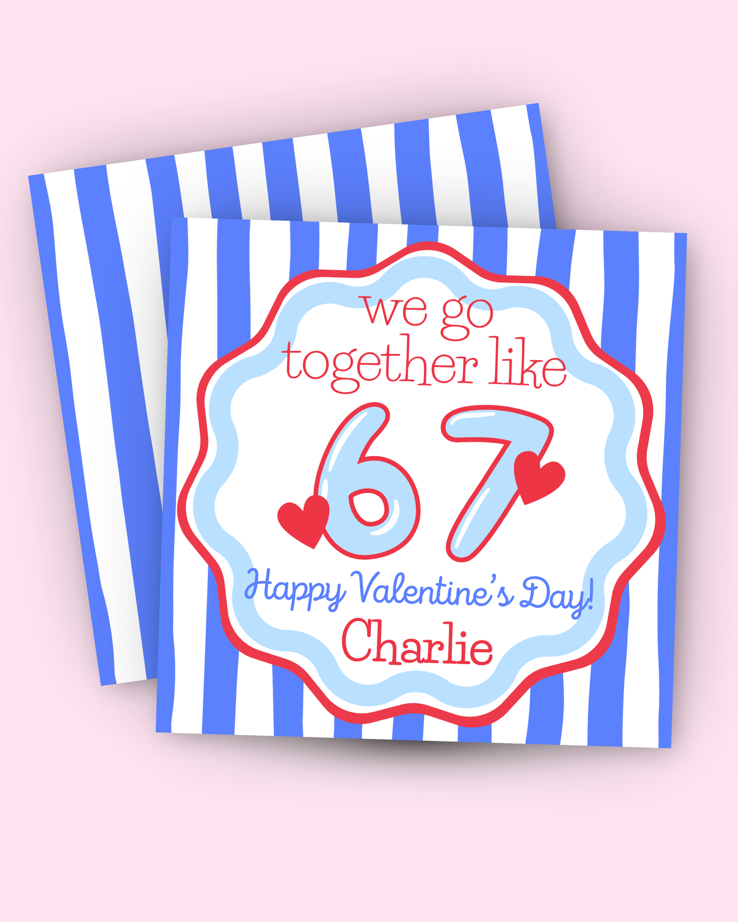 *PRINTABLE* 67 Valentine- Blue