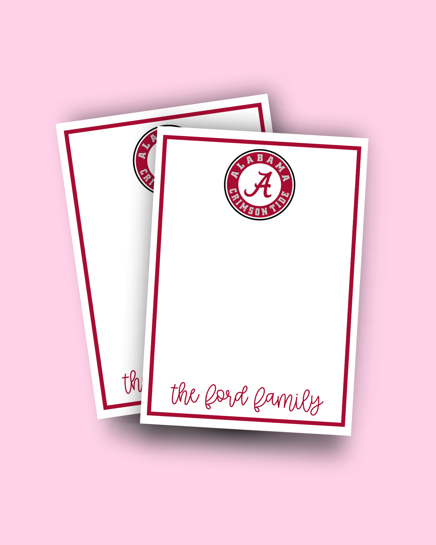 University Alabama Notepad