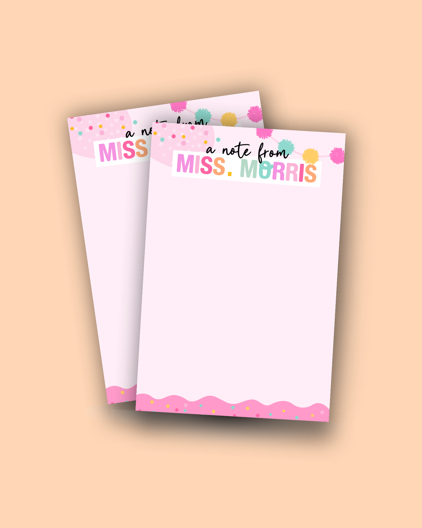 Pom Pom Party Notepad