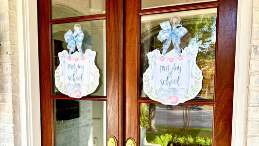 First Day of School Hanger