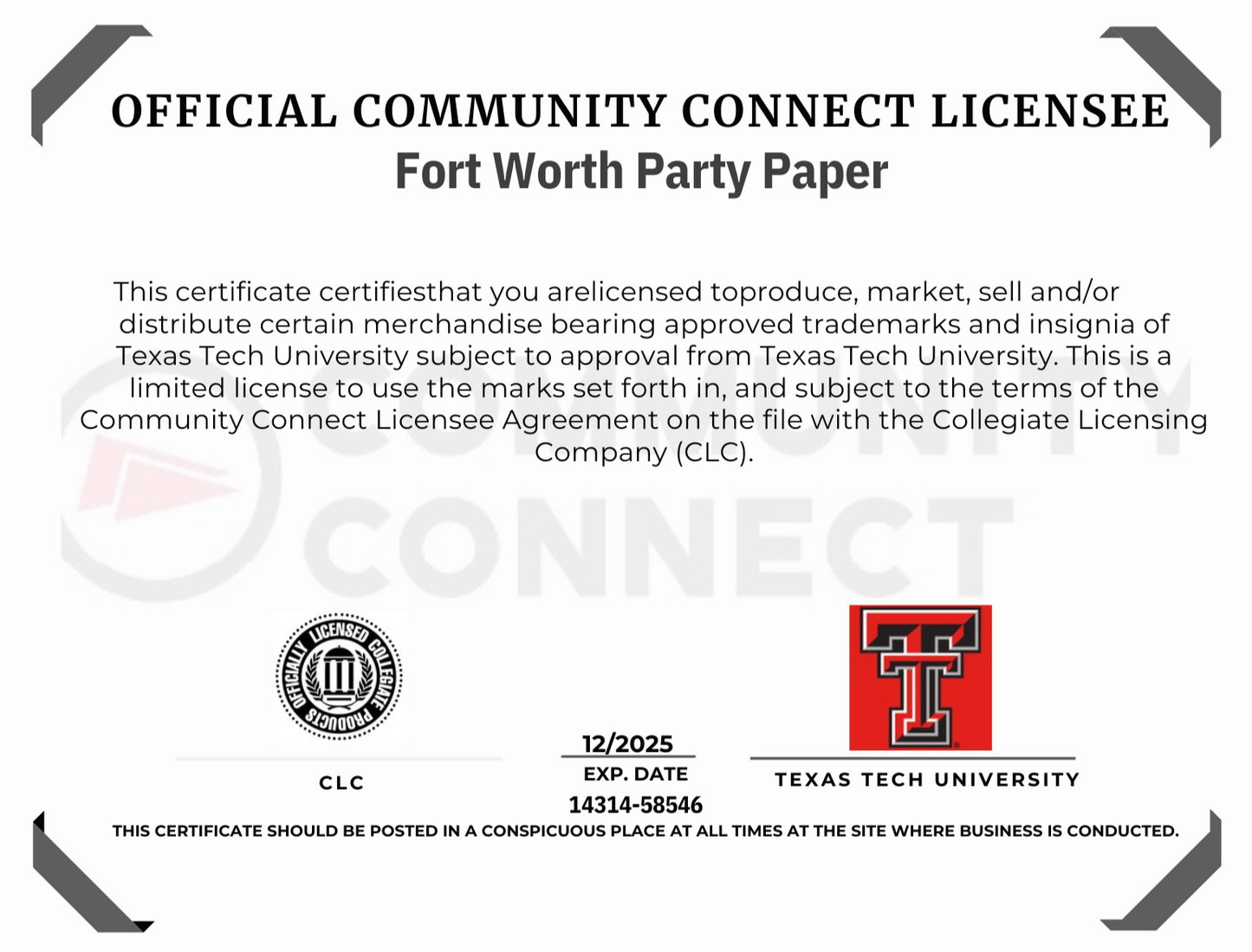Texas Tech Football Door Hanger