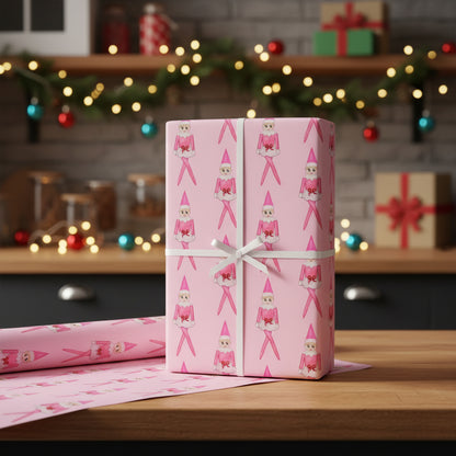 Holly Jolly Pink Elf