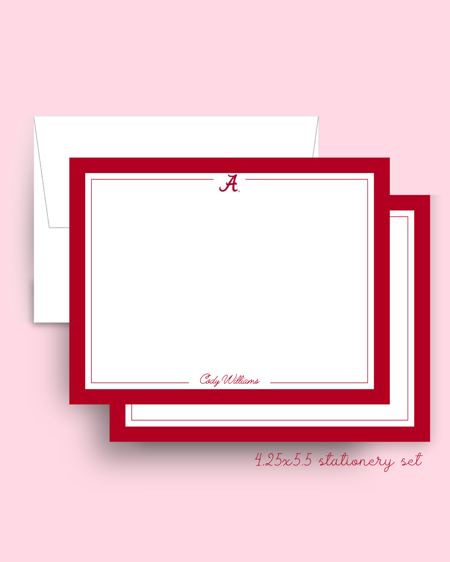 University of Alabama Stationery Set