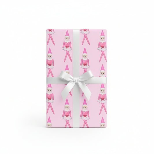 Holly Jolly Pink Elf