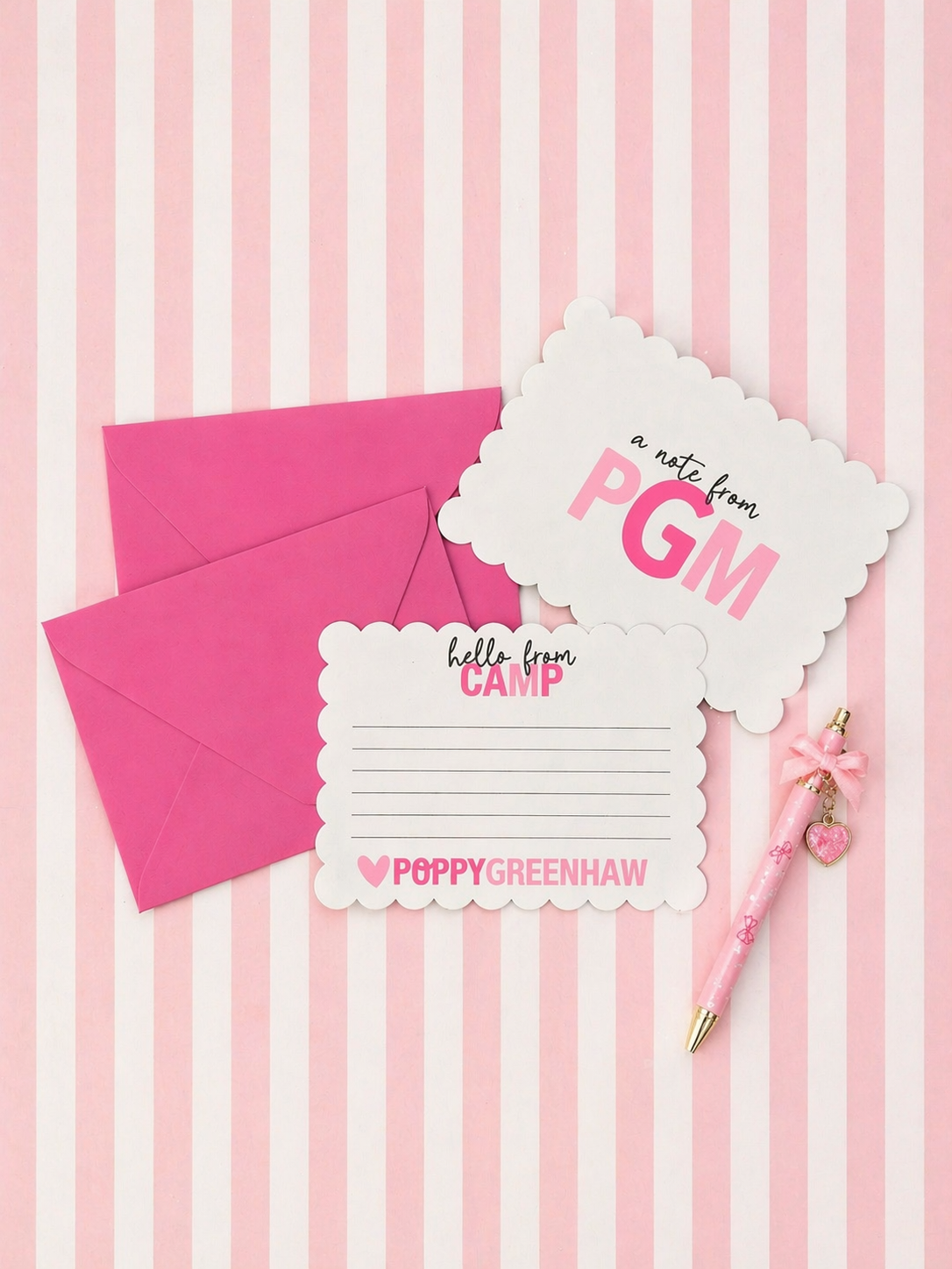 a note from CAMP (PINK)