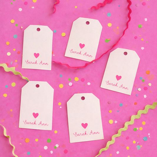 Party Heart Gift Tag