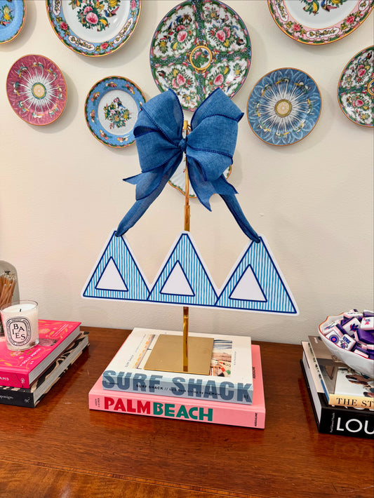 Delta Delta Delta Door Hanger