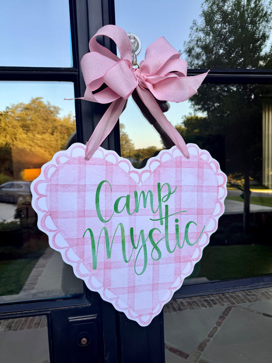 The Heart of Mystic Door Hanger
