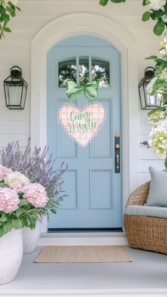 The Heart of Mystic Door Hanger