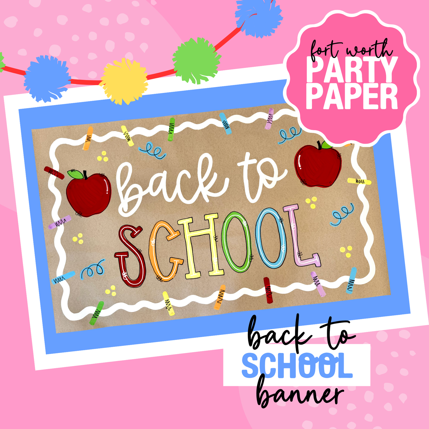 Back to SCHOOL Premade Banner