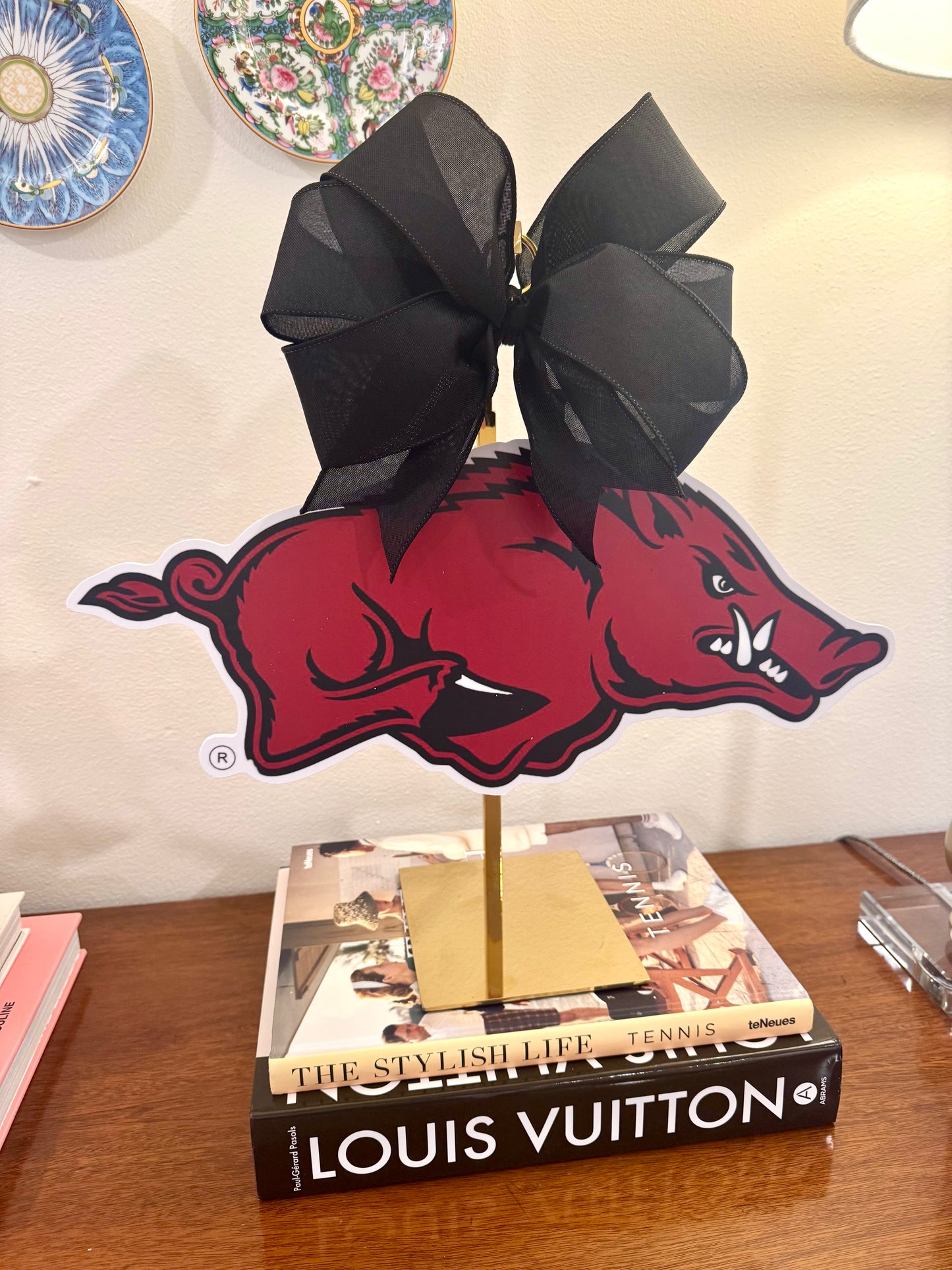 Arkansas Razorback Licensed Logo Door Hanger