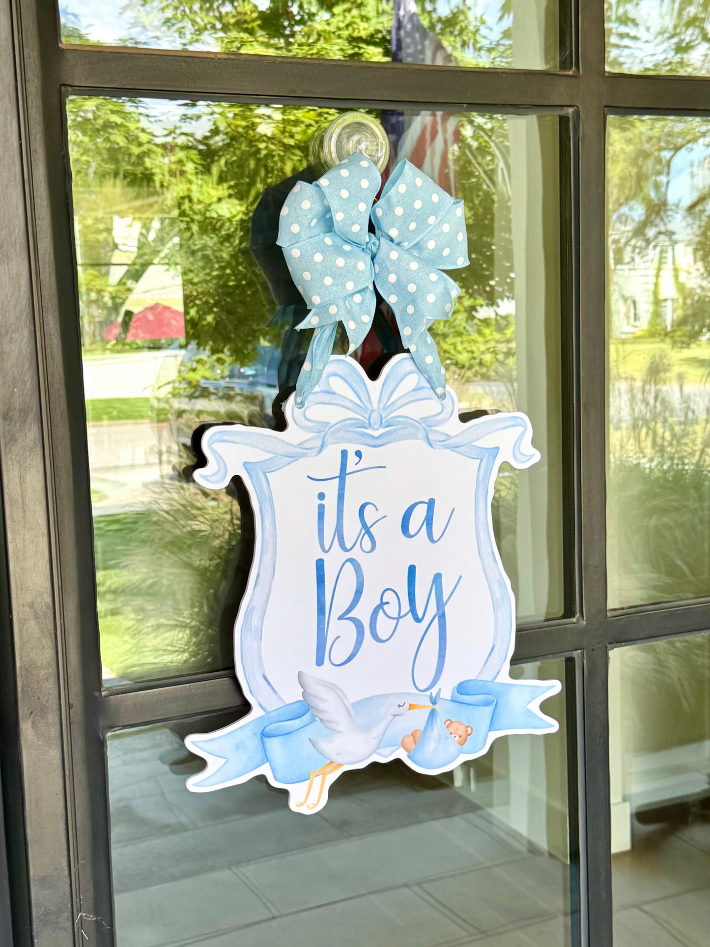It's a Boy Signature Crest Hanger