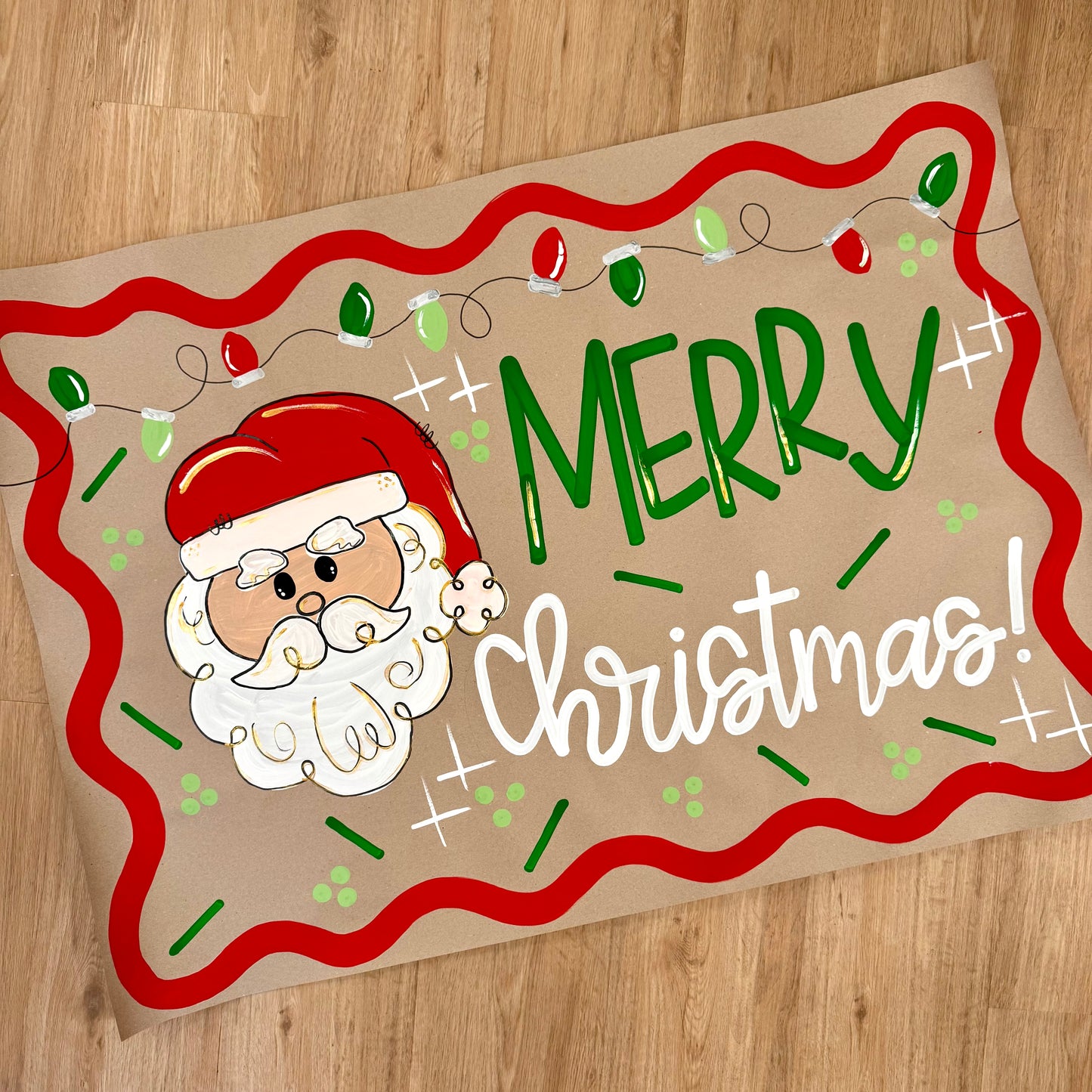 PreMade Merry Christmas Banner