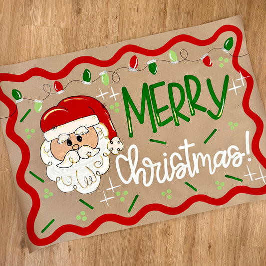 PreMade Merry Christmas Banner