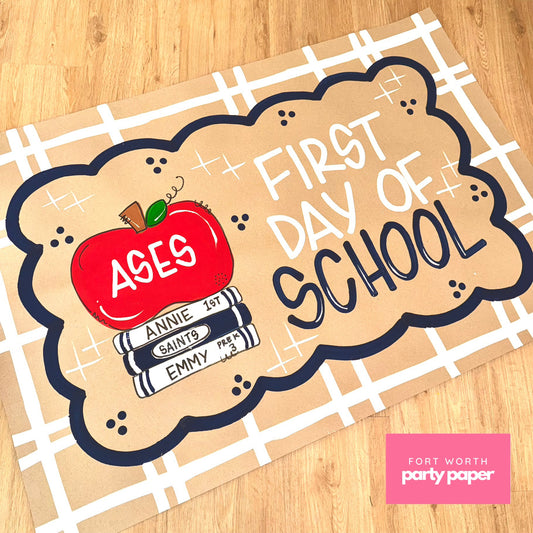 First Day of School Signature Banner