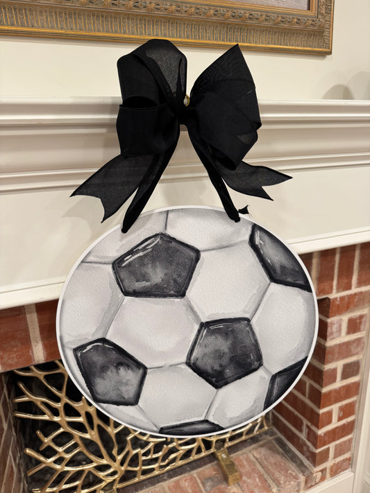 Soccer Ball Door Hanger