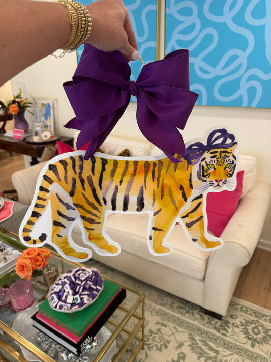 Tiger Nation Door Hanger