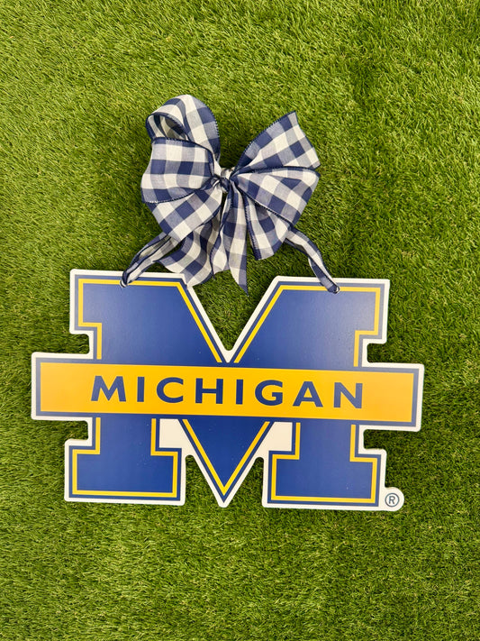 University of Michigan Door Hanger