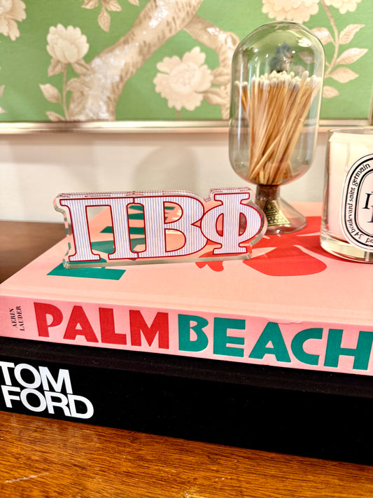 Pi Beta Phi Acrylic Brick