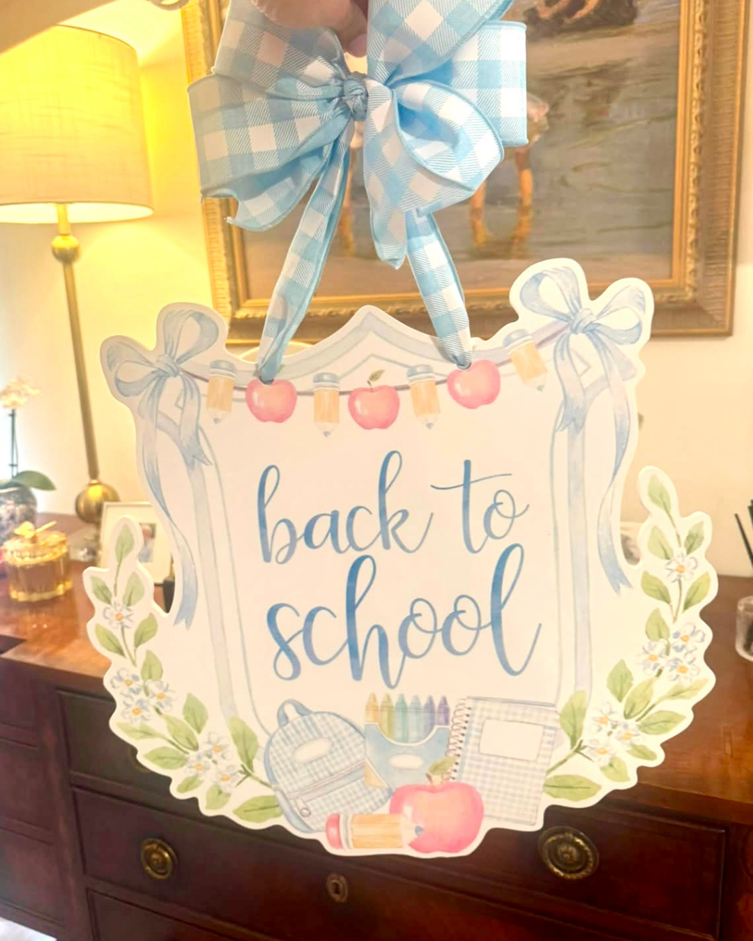 Back to School Door Hanger