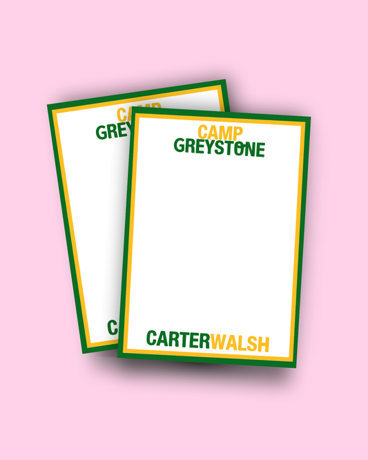 Camp Greystone Notepad