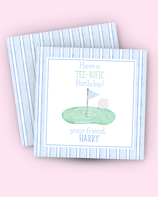 TEE-rific Birthday Gift Tag