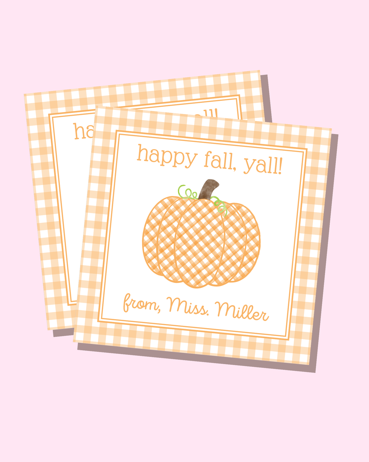Happy Fall, Y’all Gift Tags