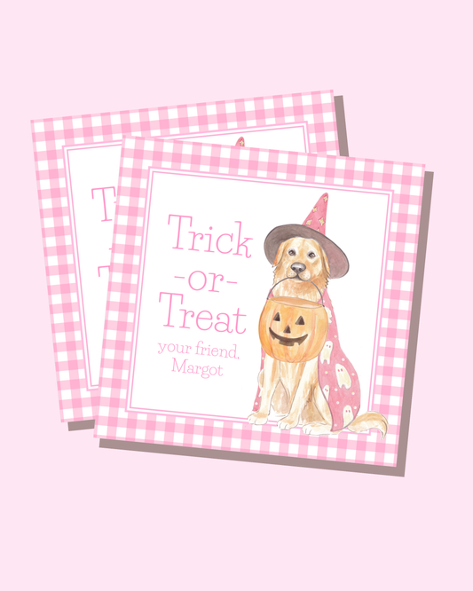 Good Girl Trick or Treat Gift Tags