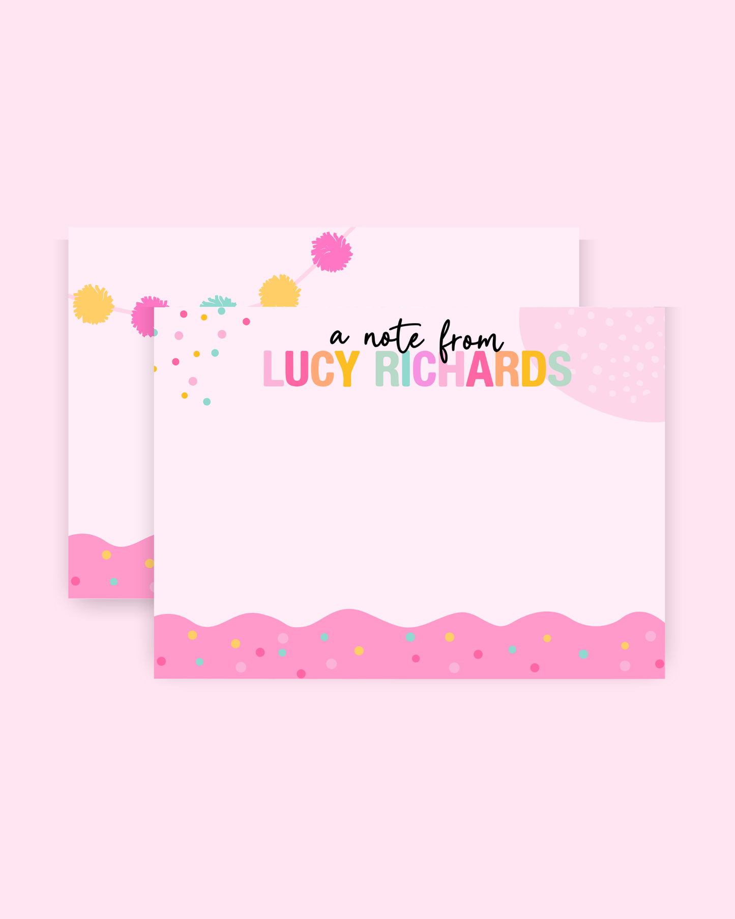 Pom Pom Party Stationery