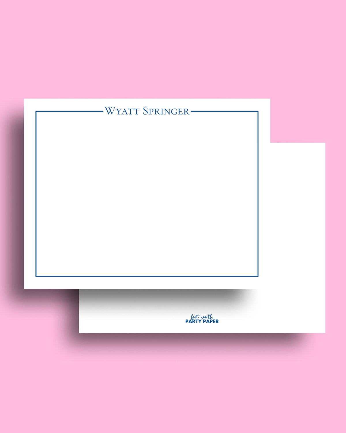 Classic Personalized Stationery Set