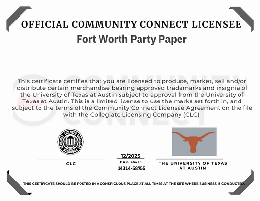 University of Texas Longhorn Door Hanger